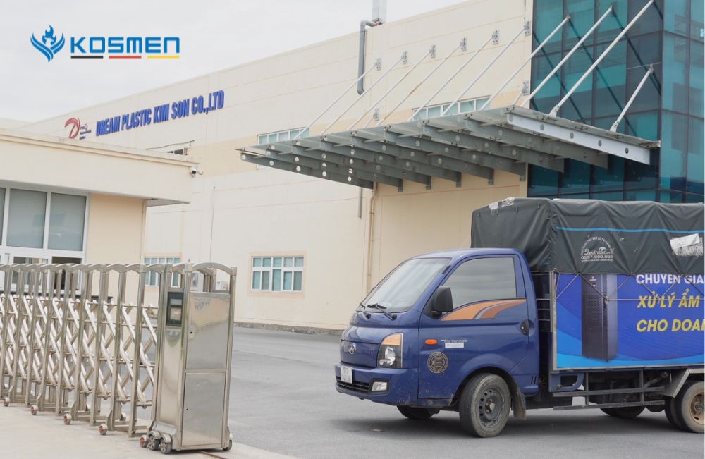 Lắp Đặt Máy Hút Ẩm Trong Sản Xuất Đồ Chơi Dream Plastic Ninh Bình